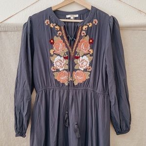 Hello Honey_ worth the Tassel long floral dress